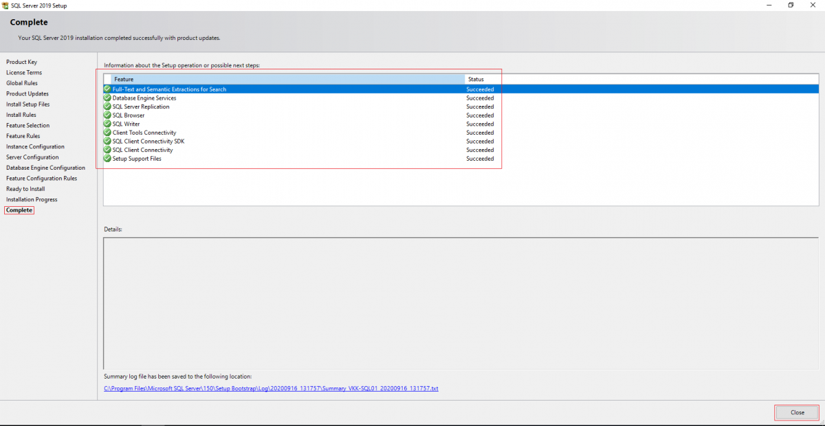 System Center Configuration Manager 2019 (2002) için SQL Server ...